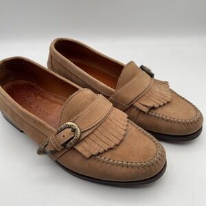 Cole Haan Country Brown Suede Buckle Kitties‎ Mens Size 9.5M Casual Loafers